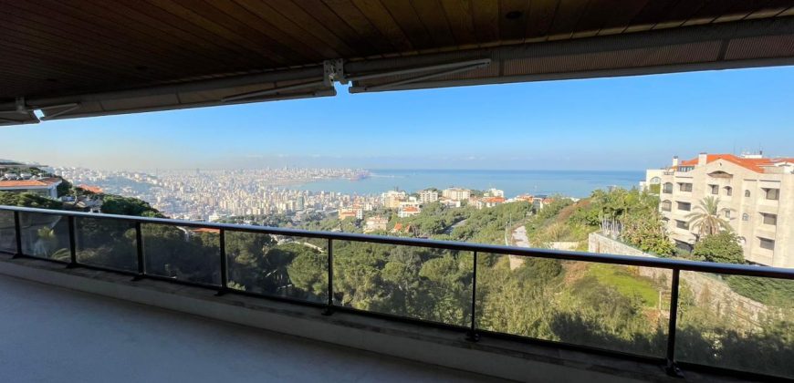 Sea view Apartment for Rent in Rabieh