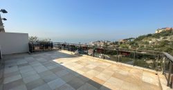 Furnished Sea View Duplex for Rent in Rabieh/Rabweh