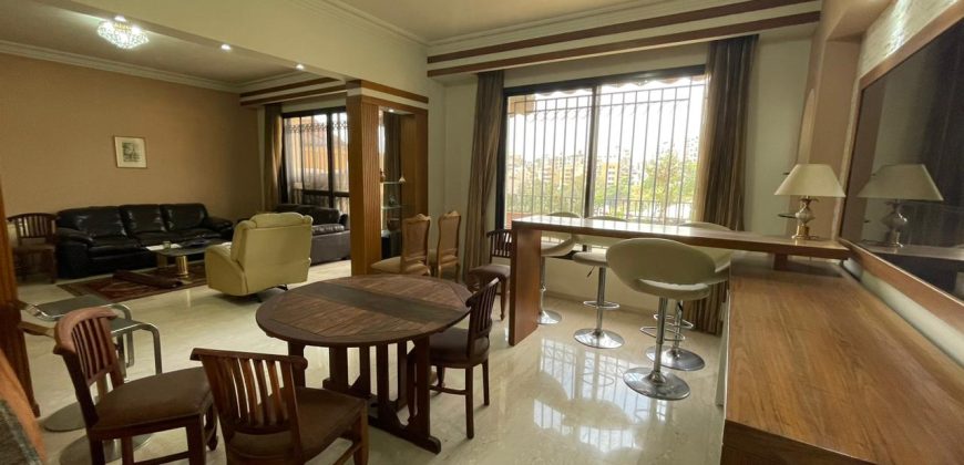 Furnished Apartment with Terrace for Rent in Mtayleb