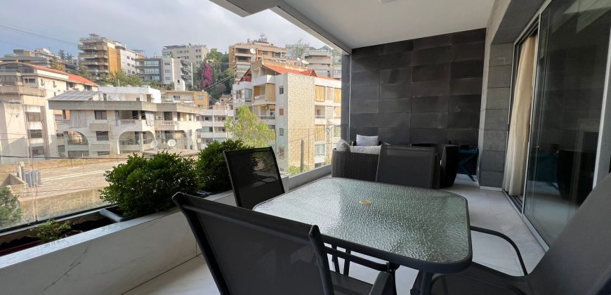 Furnished Apartment with Terrace For Rent in Rabweh