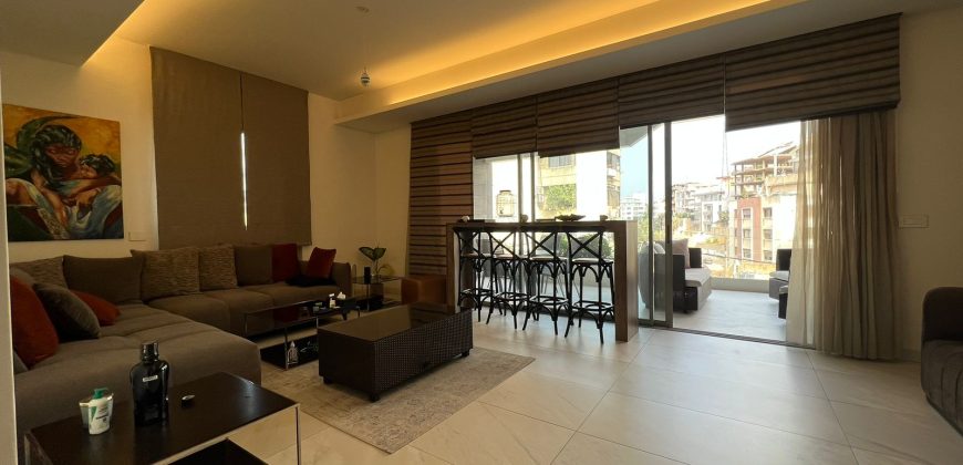 Furnished Apartment with Terrace For Rent in Rabweh