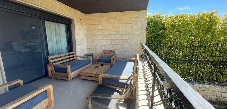 Furnished Apartment For Rent in Rabweh with Garden Terrace